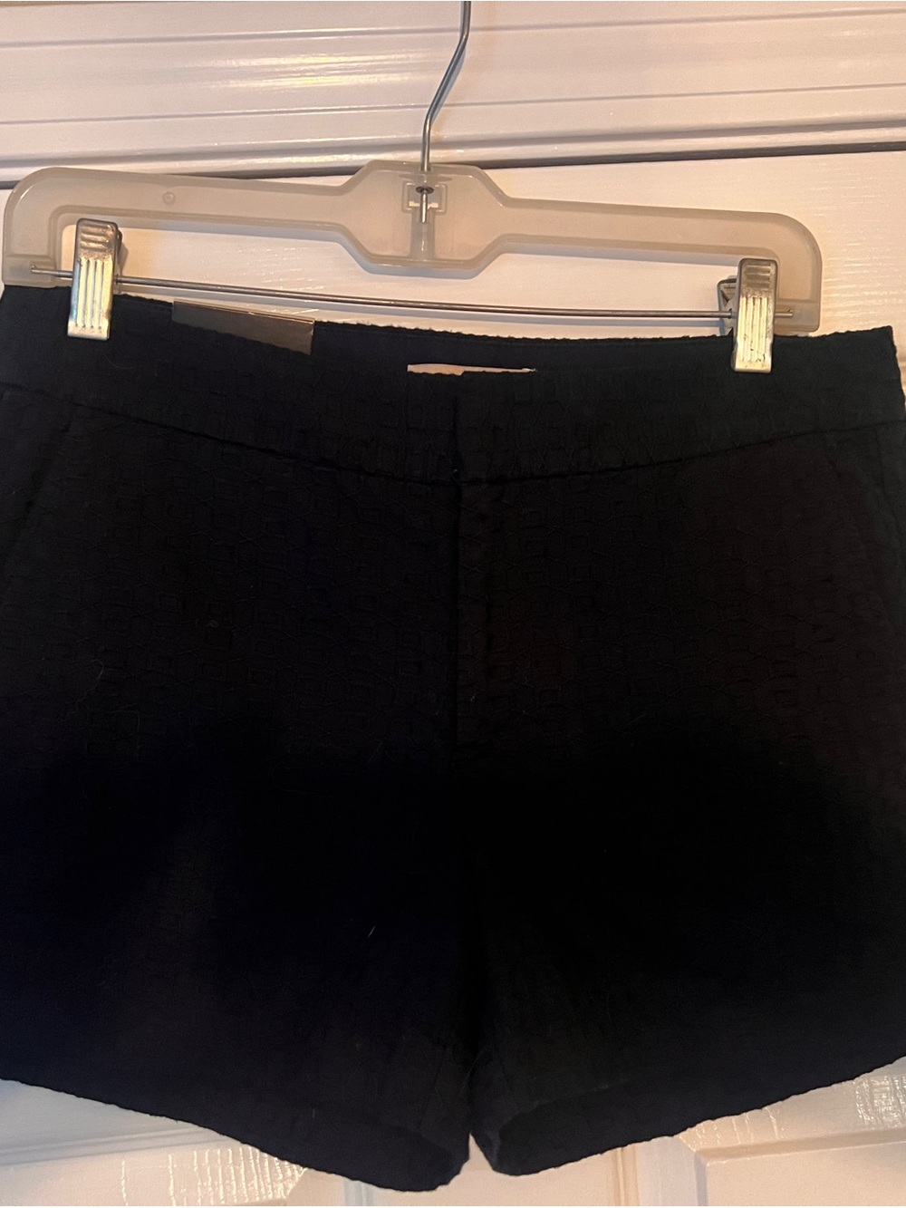 Banana Republic Textured Navy Hampton Fit Shorts